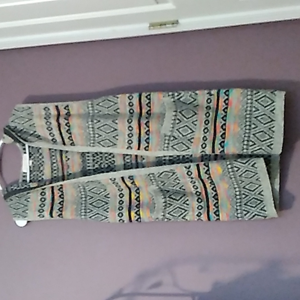 Sleeveless Cardigan With Hoodie